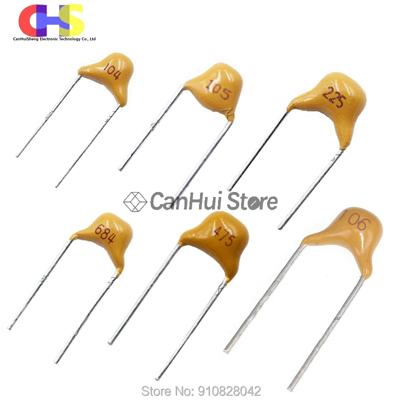 100 шт. многослойный керамический конденсатор с алюминиевой крышкой 50В (100 ~ 106) 10pF 10