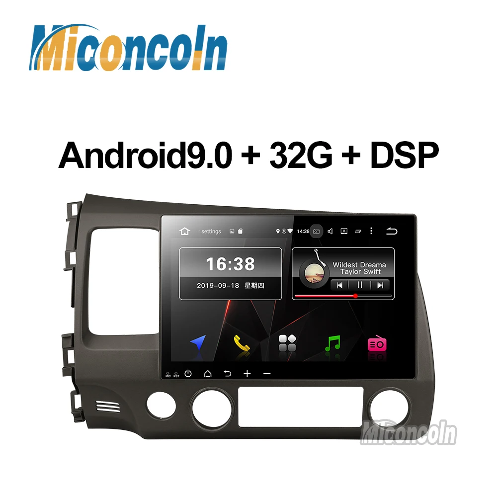 PX30 32G android 9 0 автомобильный dvd gps для honda civic 2006 2011 Автомобильный Радио Видео