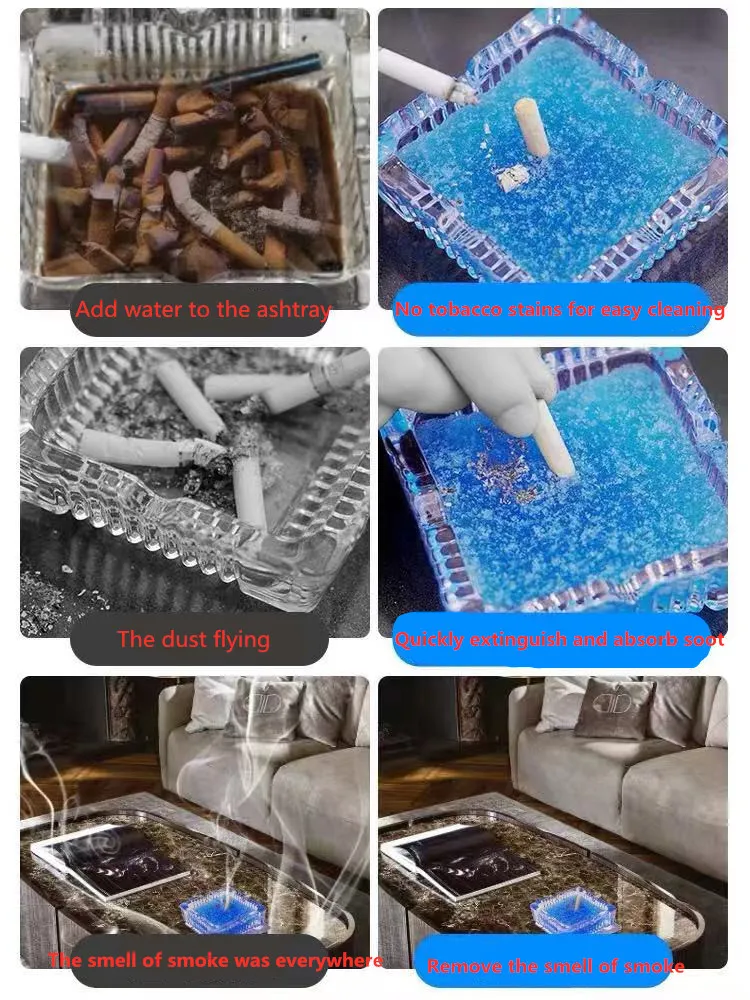 Домашняя пепельница для удаления дыма очистка воздухоочистителя таблетки