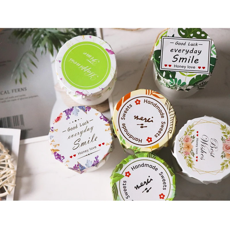 200 шт./лот прекрасный счастливый цветок с наилучшими пожеланиями крафт бумага