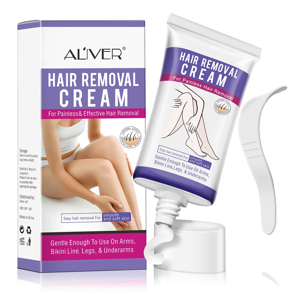 ALIWER Gentle Hair Removal Cream Painless Depilatory Armpit Legs Arms Nourishing Repair For Men Women | Красота и здоровье