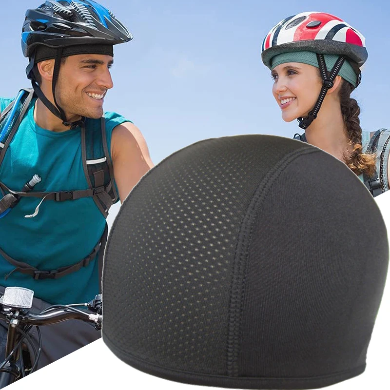 

Quick Drying Men Cycling Hat Skull Cap Bike Motorbike Helmet Inner Cap Hat Riding Cap Outdoor Sport Cycling Helmet Cap