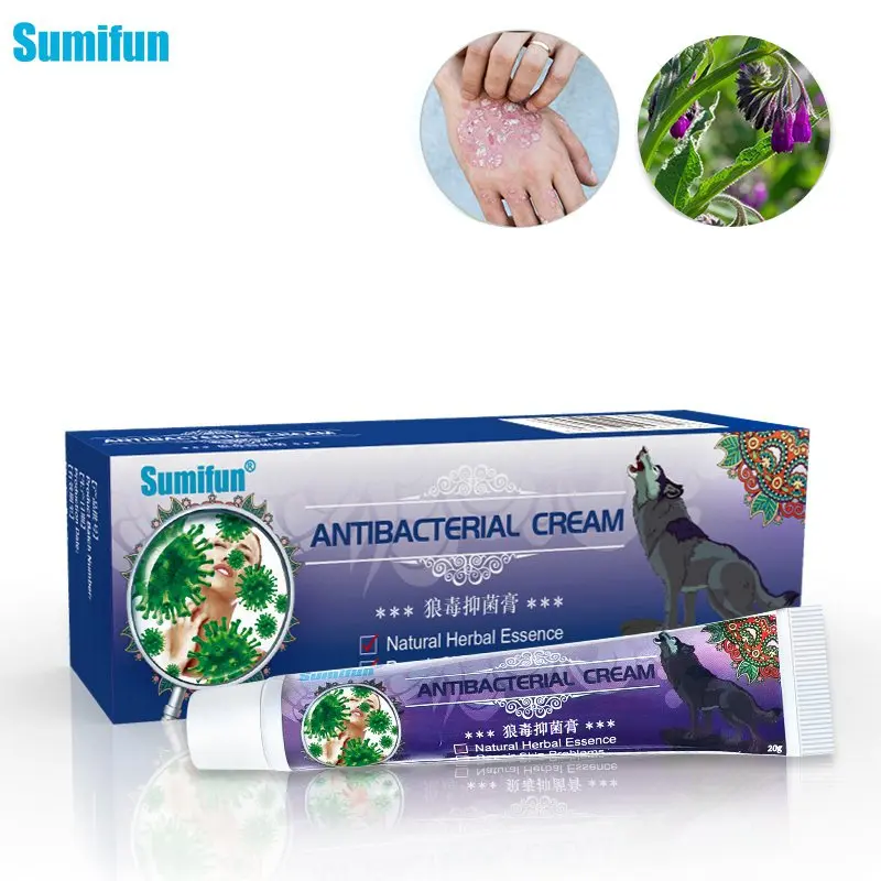 Крем для ухода за кожей Sumifun при псориазе натуральный травяной крем тела экзема