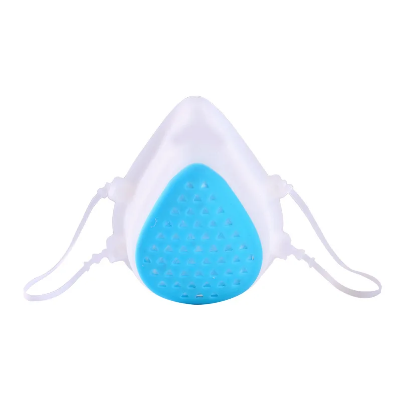 

KN95 Silicone Masks Recyclable Anti-dust Anti Smog Breathable Comfortable 5-layer Filter Strong Protection Face Mouth Mask