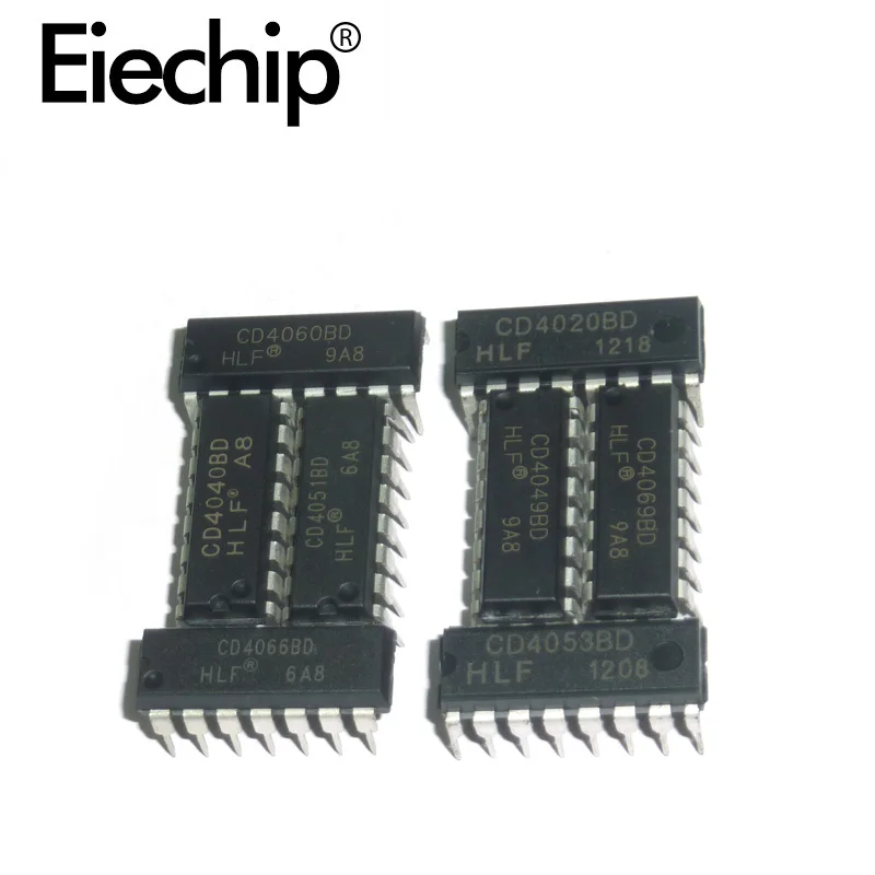 

10PCS/Lot Integrated Circuit CMOS IC CD4069 CD4071 CD4081 CD4093 CD4511 DIP package Electronic Component Chip