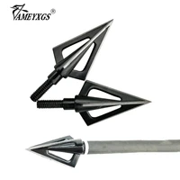3612pcs 100grain archery hunting arrowhead stainless steel 3 blades broadheads for bow and arrow shooting sports accessories