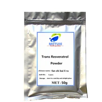 99 9 trans resveratrol raw powder supplement for face skin whitening antioxidant works best with nmn free shipping