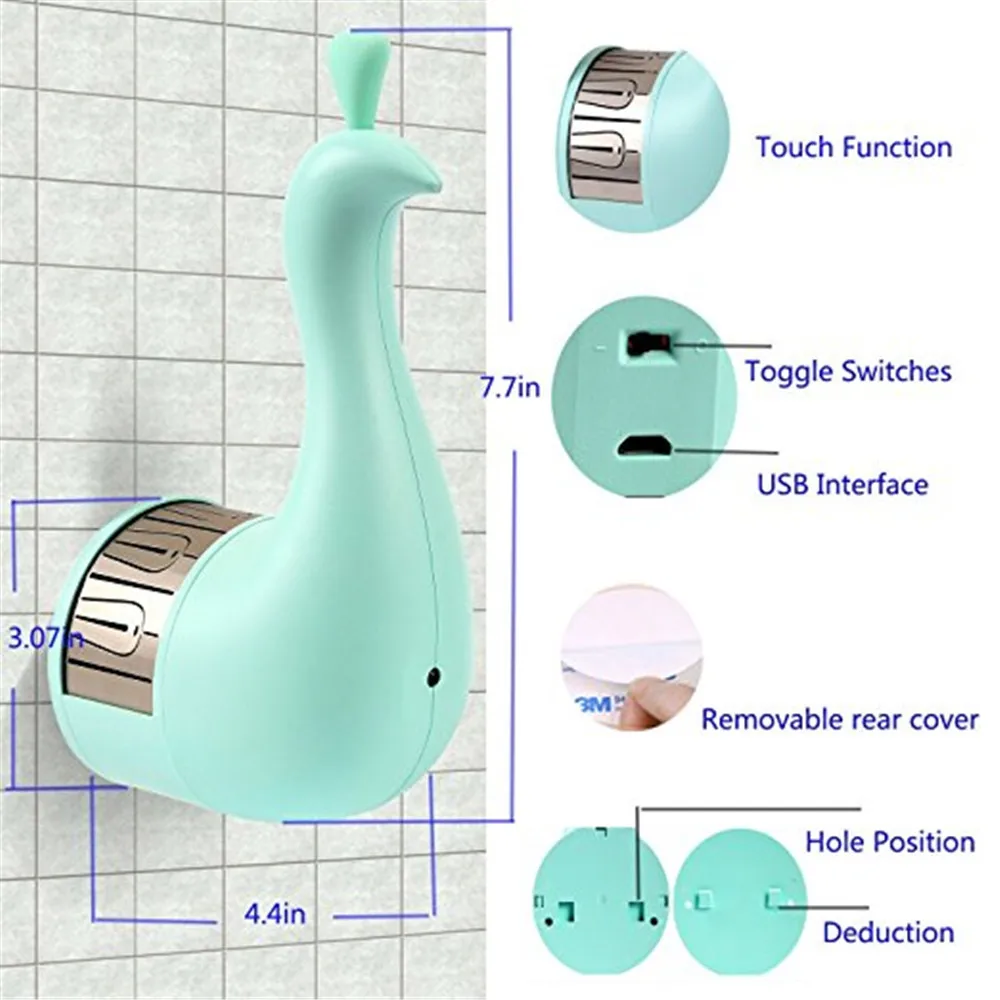 Проектор ночного освещения настенный светодиодный светильник 7 цветов в виде