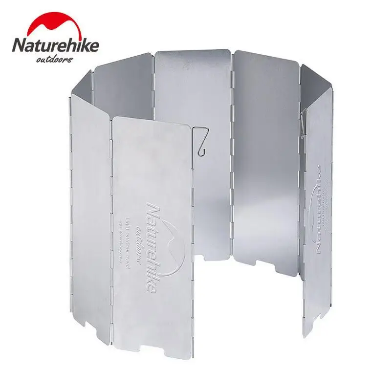 

Naturehike 8 Plates Camping Stove Windscreen Foldable Gas Cookers Wind Deflectors Camping Cooker Gas Stove Wind Shield Equipment