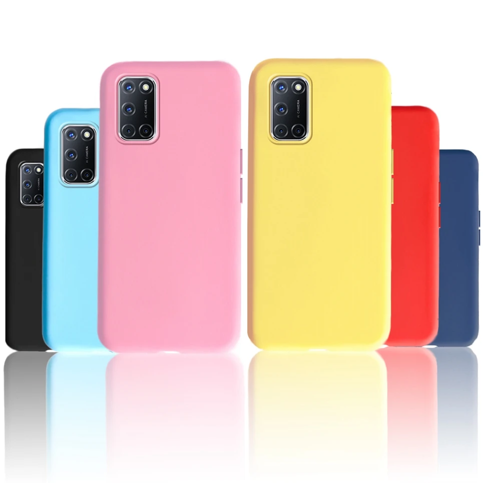 

Liquid Silicone Thin Soft Cover For Oppo A12 A12e A92 A91 A72 A52 A92S A59 A37 A53 A71 A73 A91 A15 Shockproof Phone Case Coque