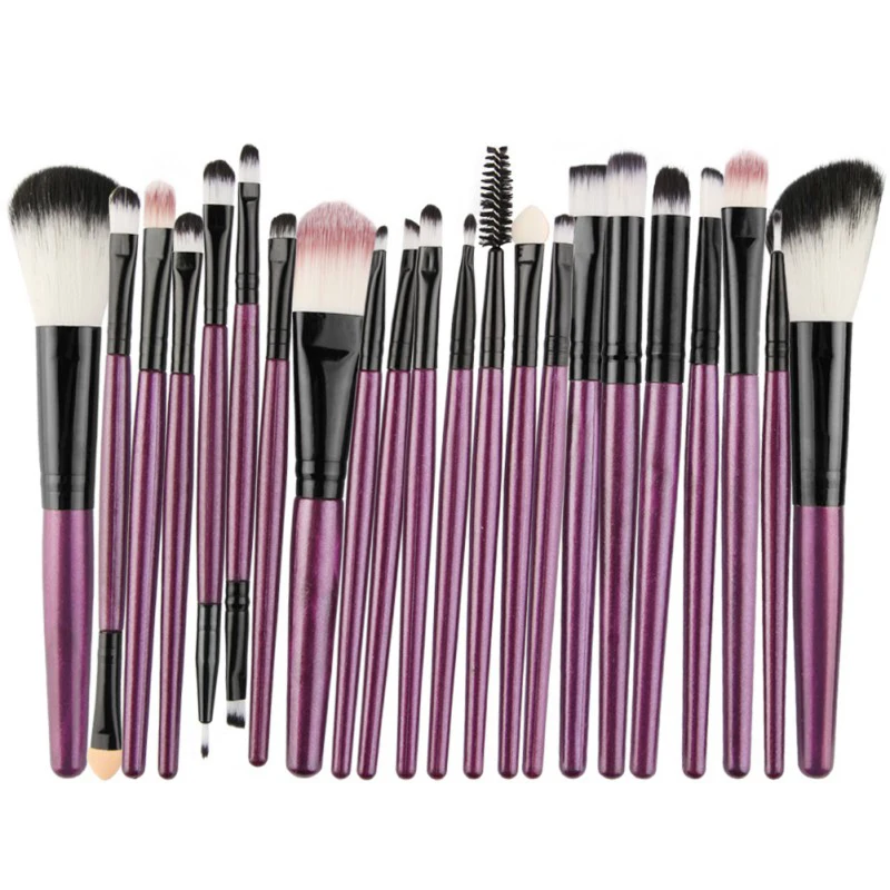 

15/22 pcs Eye Shadow Foundation Powder Eyeliner Eyelash Blush Lip Make Up Brush Cosmetic Beauty Tool Kit Hot Makeup Brushes Set