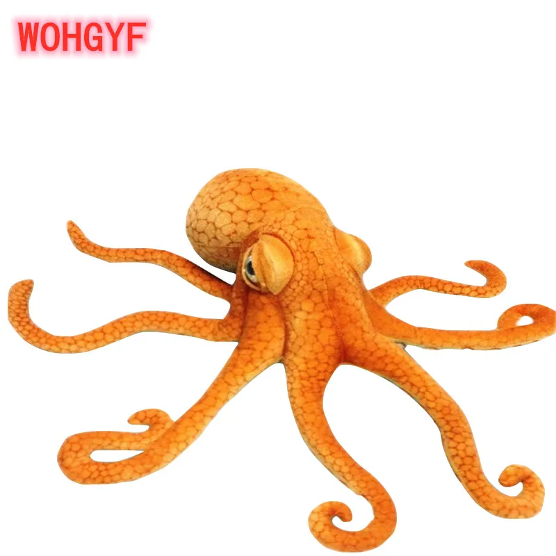 Похожая на настоящую плюш большой плюшевый Осьминог игрушка Животные плюшевые