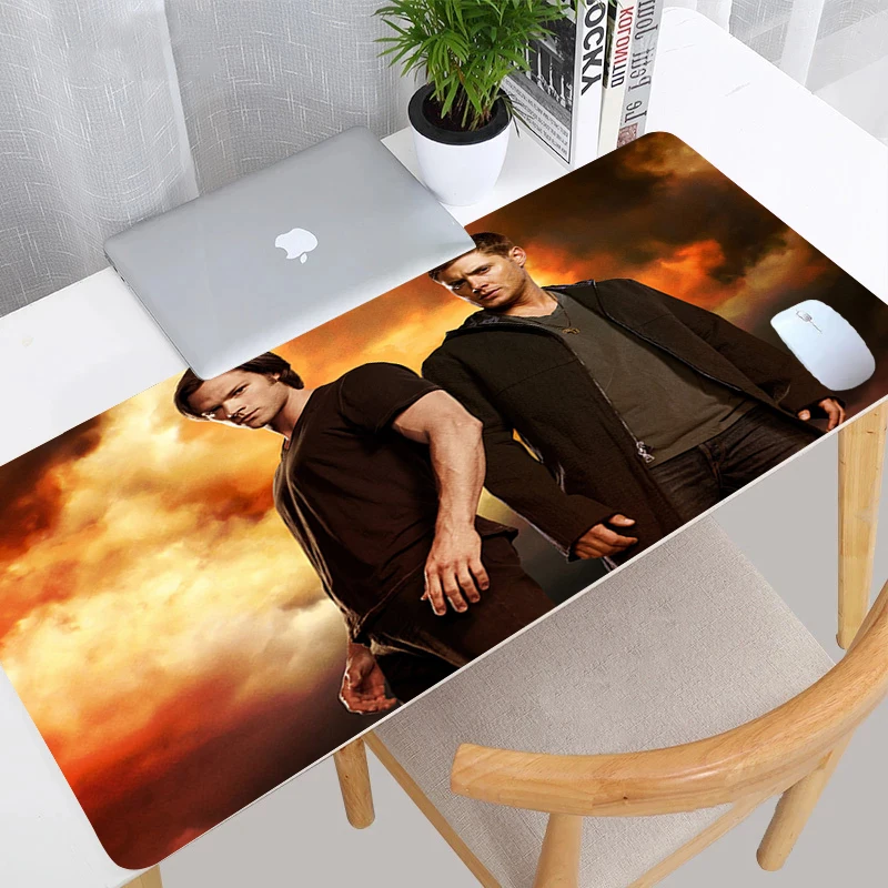 

Сверхъестественный коврик для мыши для ТВ-шоу, игровые аксессуары для ПК, геймеров, компьютерный коврик для HD-ПК, Настольный коврик для ноут...