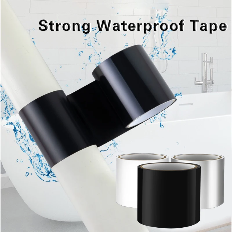 

Super Strong Repair Tape Waterproof Stop Leaks Seal Repair Tape Automatic Performance Fiber Fixing Duct Tape Household Supplies