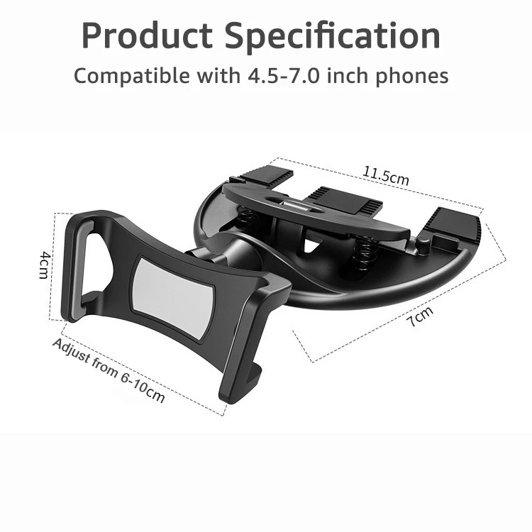 untoom cd slot car phone holder universal car mobile phone stand support for iphone 13 12 car phone mount for 4 5 7 0 inch phone free global shipping