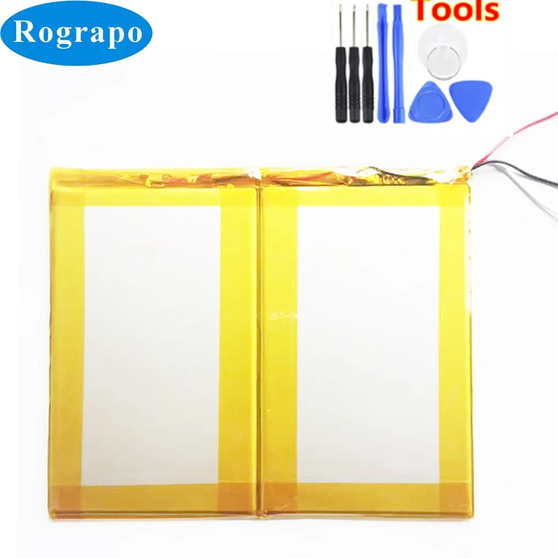 

New Battery For Chuwi Hi9 Plus Hi9Plus Tablet PC Accumulator 3.8V 8000mAh Replacement Batterie 3-wire +tools