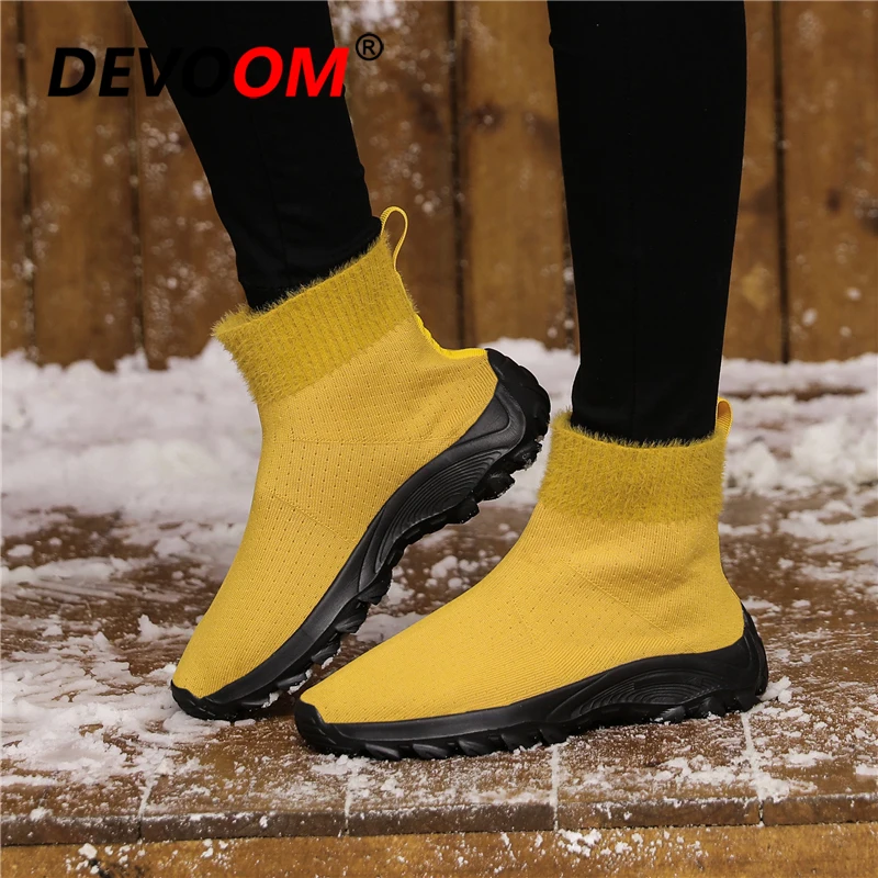 Женские кроссовки с высоким верхом зимние дышащие для бега и занятий спортом 2020 |