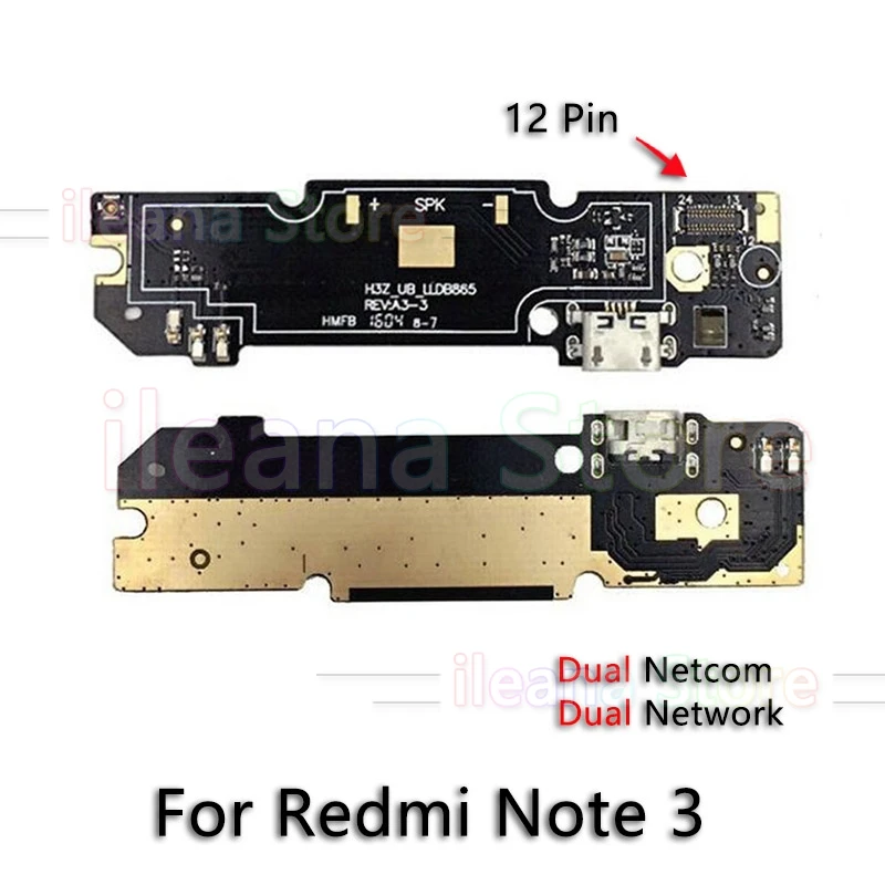 For Redmi Note 3 Pro USB Дата зарядный порт зарядное устройство док-разъем гибкий кабель для Xiaomi Redmi Note 3 3s 4 4x Pro Prime Замена - Цвет: For Redmi Note 3 Pro