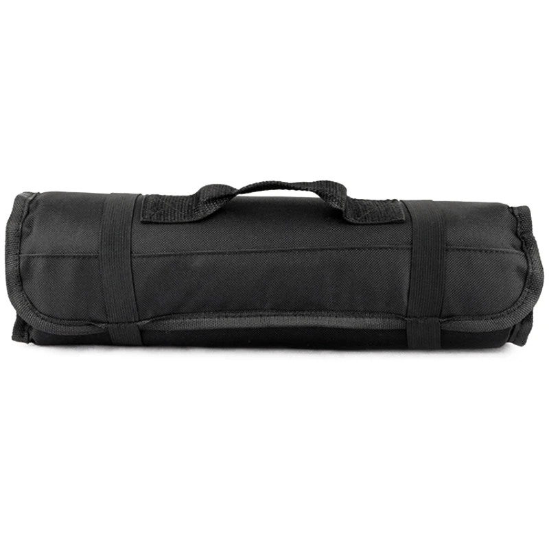 

Large Wrench Roll Up Tool Roll Pouch Bag with 22 Pockets, Waterproof Canvas Wrench Roll Organizer Bag for Craftwork