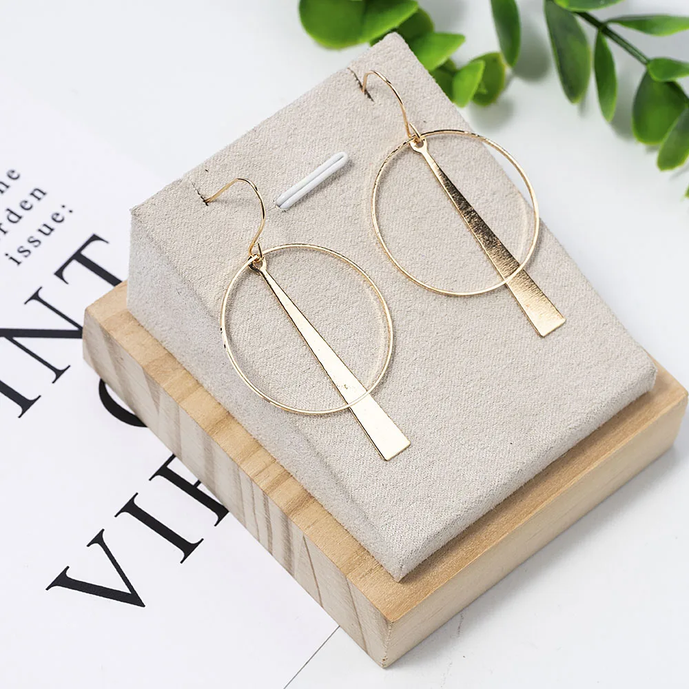 2020 новые модные серьги Чеканные для женщин золотого цвета Meatal ювелирные изделия