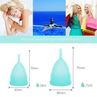 Менструальная чаша для женщин, женская менструальная чаша, медицинский силикон, 100%