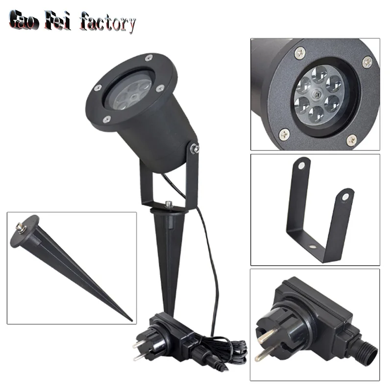 Disco Рождественские огни проектор светодиодные лампы в форме снежинок движущийся