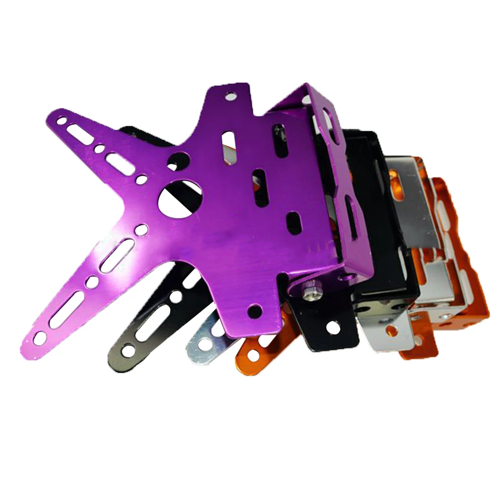 

Universal Swallow Tail Motorcycle License Plate Bracket Aluminium Alloy Motorbike License Plate Holder Accessory