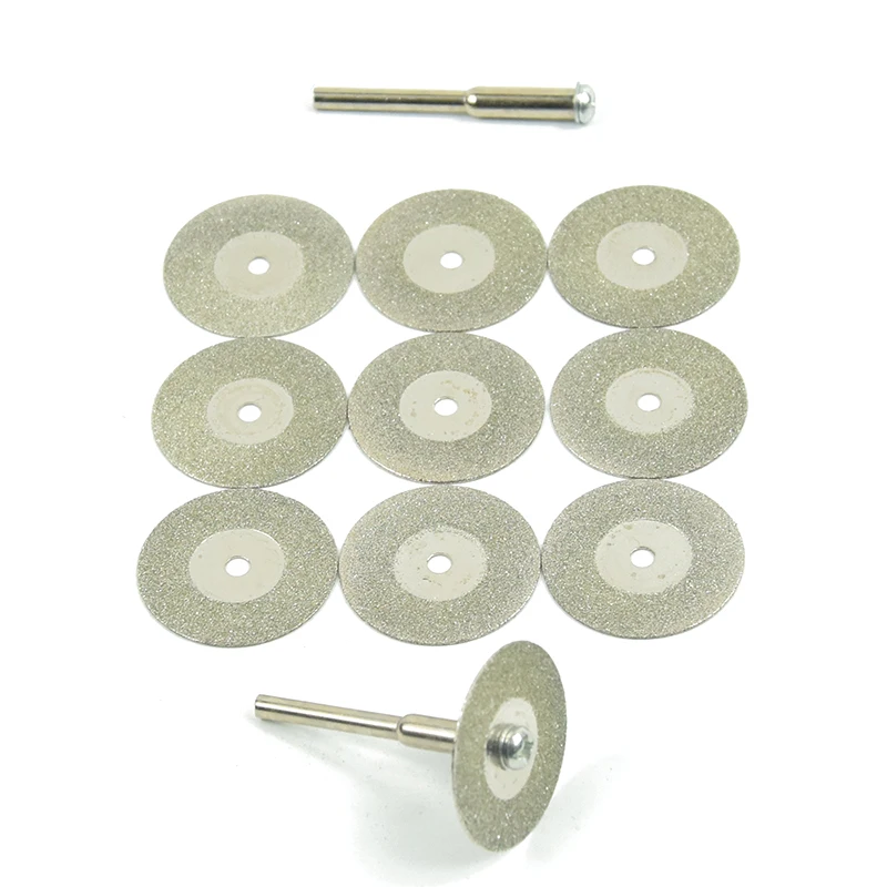 10 шт. 16 60 мм Мини Алмазная пила для вращающихся инструментов алмазные режущие