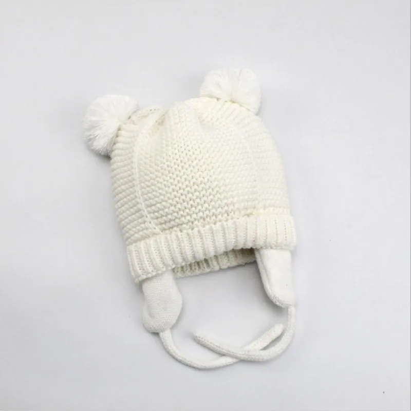 

Kids Baby Soft Cotton Beanie Girl Boy Knit Hat Toddler Infant Newborn Warm Cap Warm Ear Knitted Hats