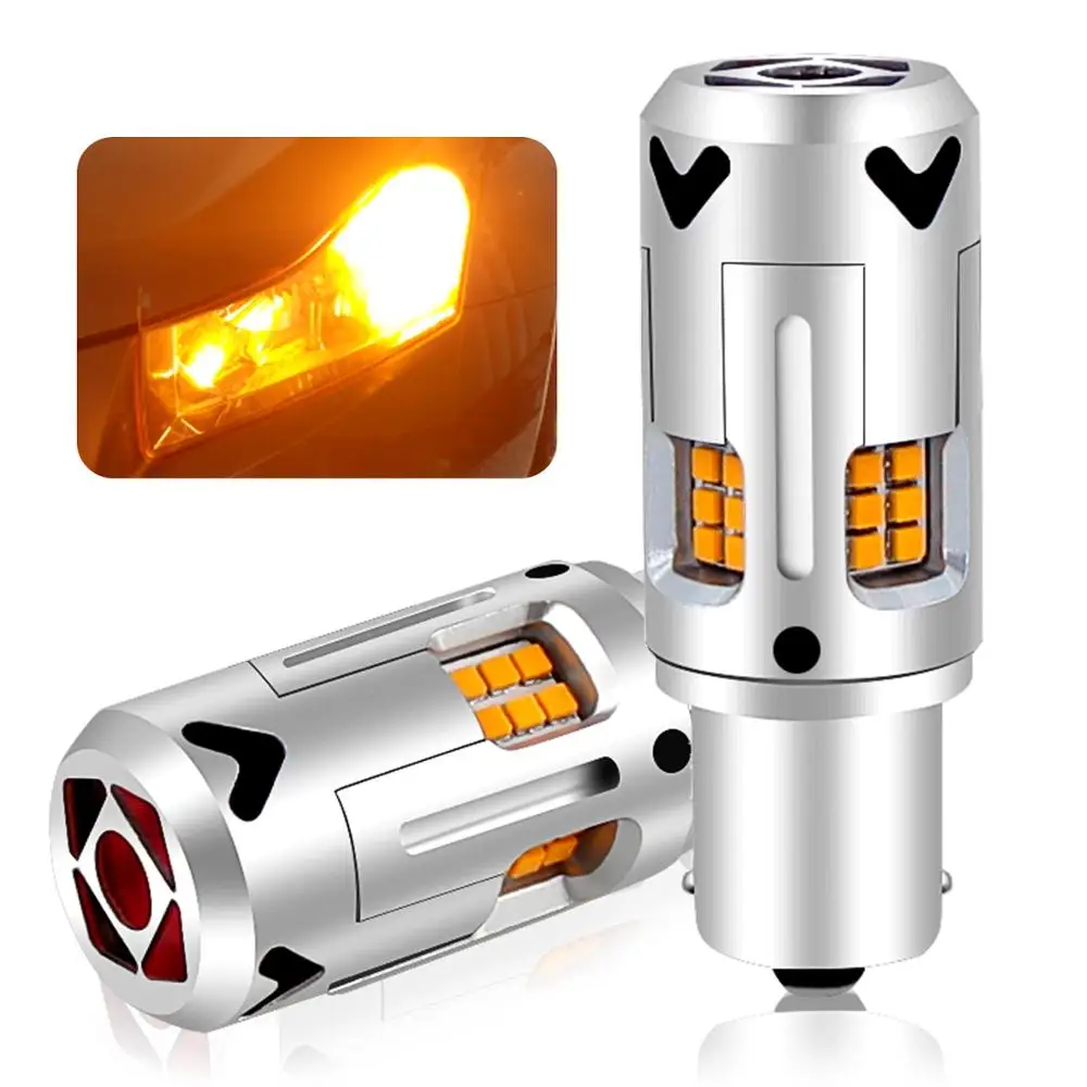 

2Pcs Car 12V 1156 led Canbus BA15S P21W 7506 LED Bulb for Skoda Superb Octavia 2 FL 2011 2012 2013 7506