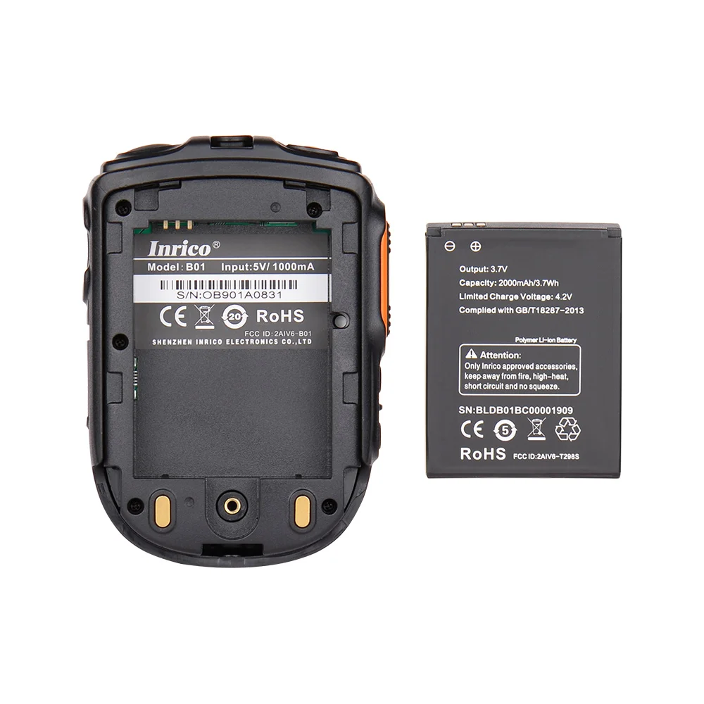 Camoro Zello Mini Speakers B01 Wireless Microphone PTT Android Walkie Talkie Microphones Portable Bluetooth Speaker