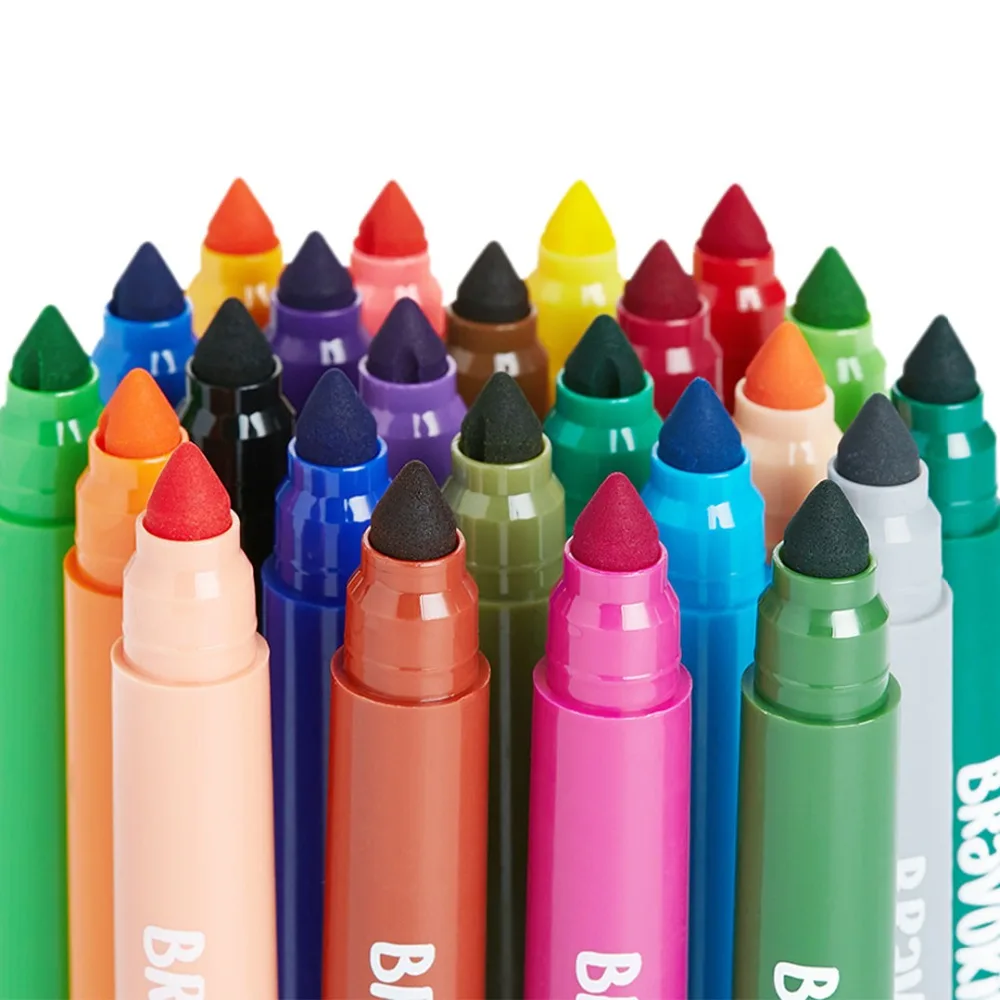 Washable Dyeing Watercolor Painting Pen Learning Education Drawing Toys For 3 years+ Kids Coloring