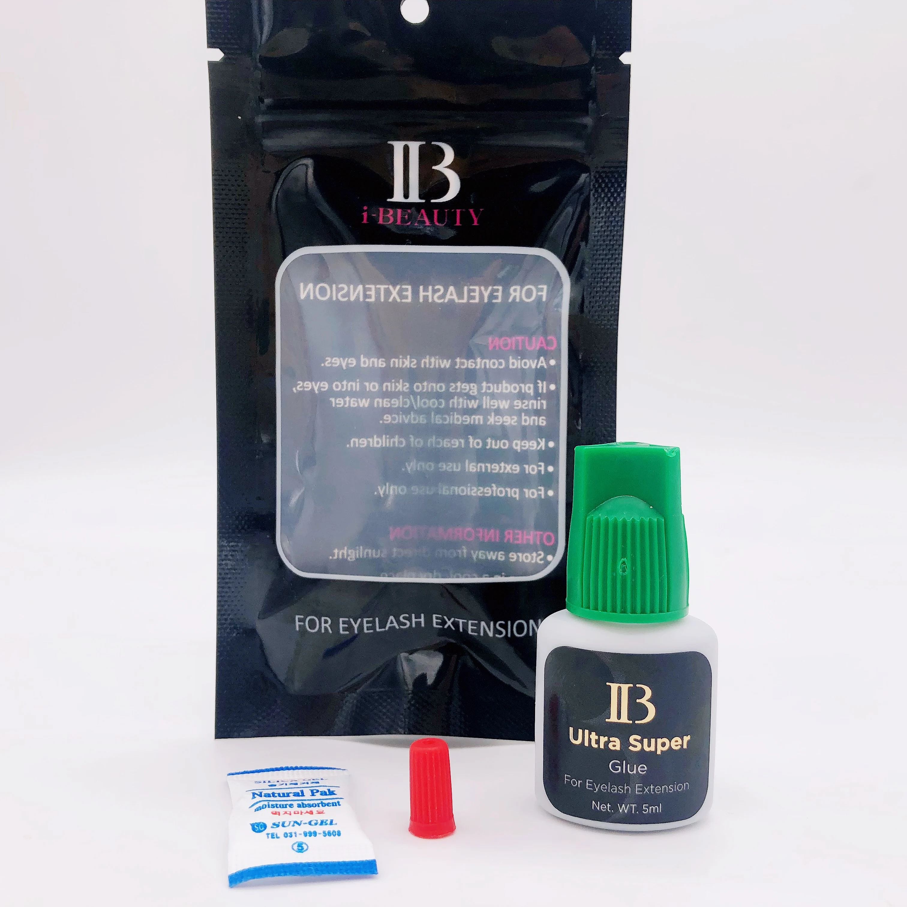 Free Shipping I-beauty 1 bottle IB Ultra Super Glue Individual Fast Drying Eyelash Extensions Green Cap 5ml | Красота и здоровье