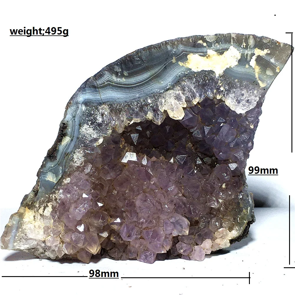 Натуральный агат ювелирные изделия геодезический кварц с украшением в виде