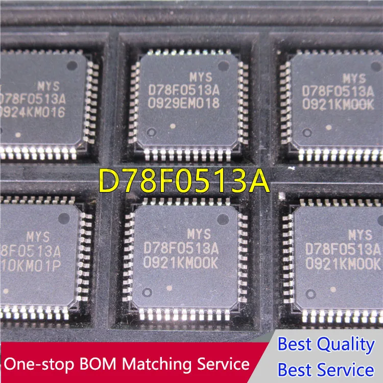 

10 шт. D78F0513A UPD78F0513AGB QFP44, не QFP48, новинка