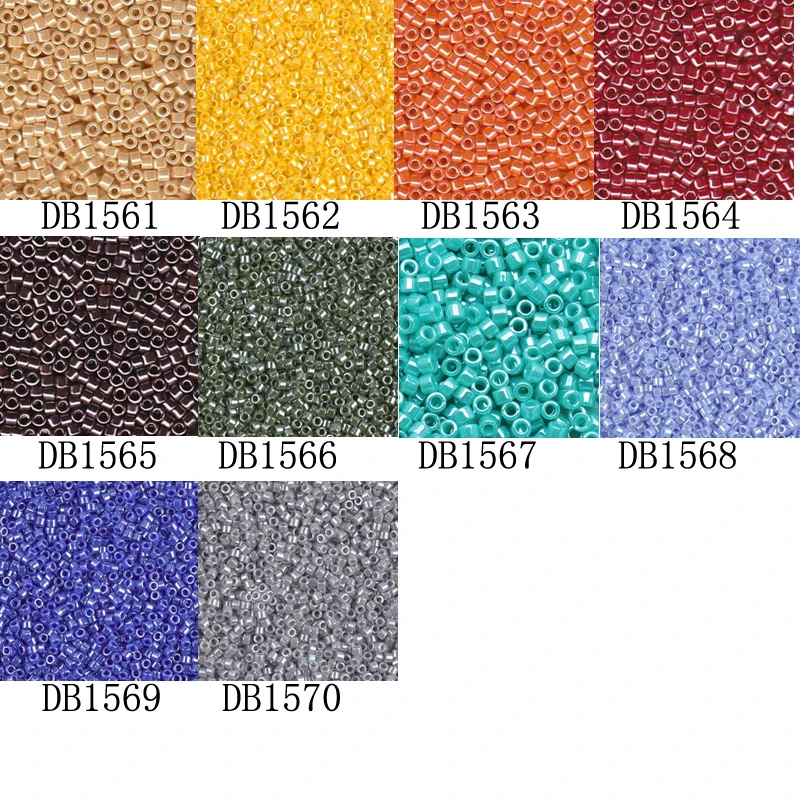 Taidian Очаровательный Модный Непрозрачный агат синий блеск Miyuki Delica Seedbeads для плетения бисера 1,6X1,3 мм около 3 грамм 600 штук