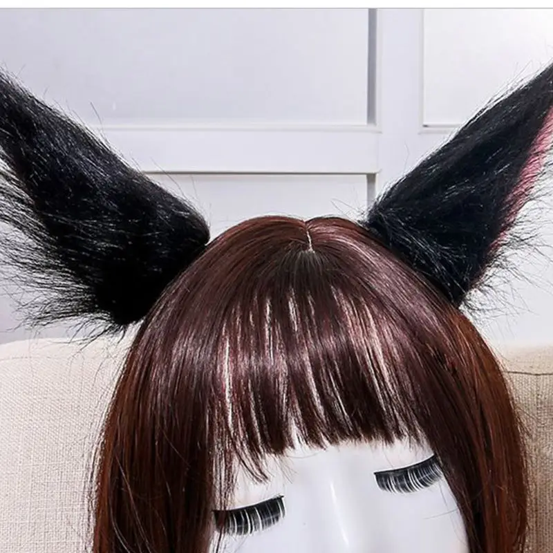 Заколки для волос с кошачьими и волчьими ушками 9 см|Аксессуары костюмов| |