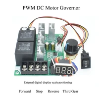 40a pwm dc motor governor digital display motor speed controller brushed reducer forwardreverse switch module motor governor