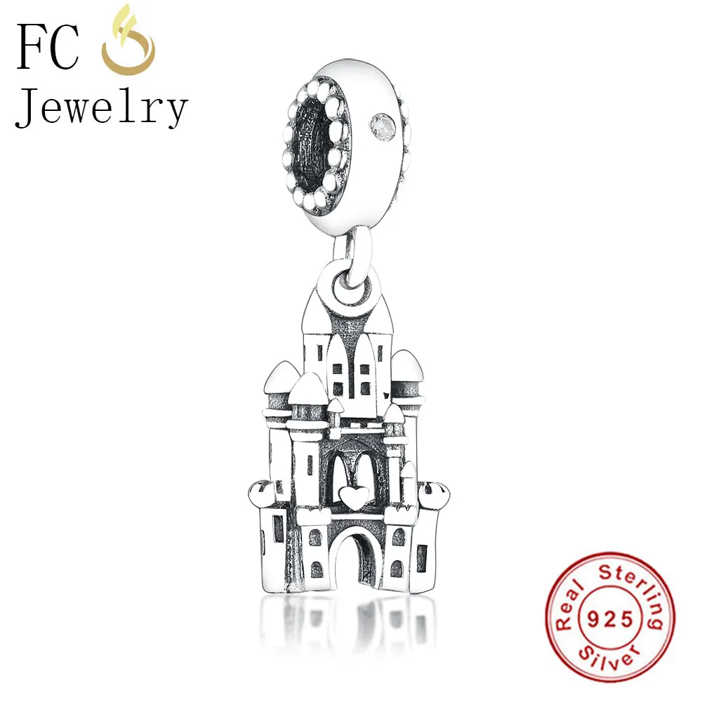 FC ювелирное изделие, браслет Pandora, 925 серебро, Bobot, рыба, ангел, медведь, кошка, красная эмаль, чип, чашка пони, бусина, Berloque - Цвет: FC0944