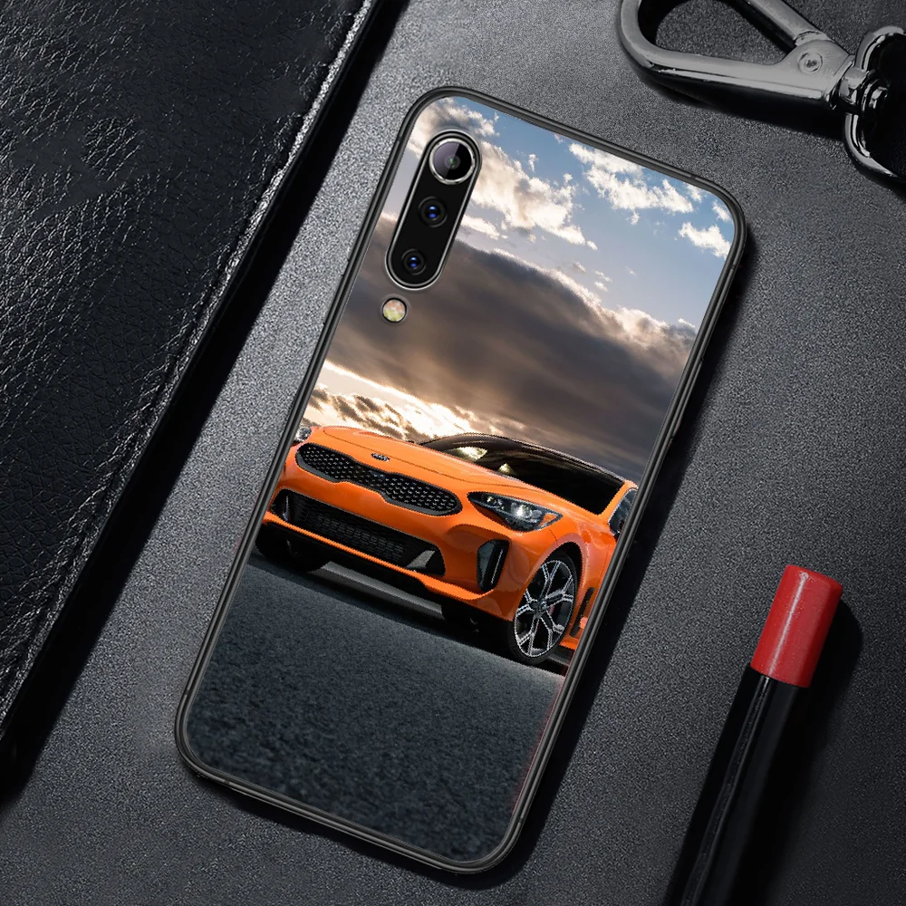 

KIA Car Logo Phone Case For Xiaomi Mi Note 10 A3 9 MAX 3 A2 8 9 Lite Pro Ultra black Cover Luxury Back Tpu Shell Silicone