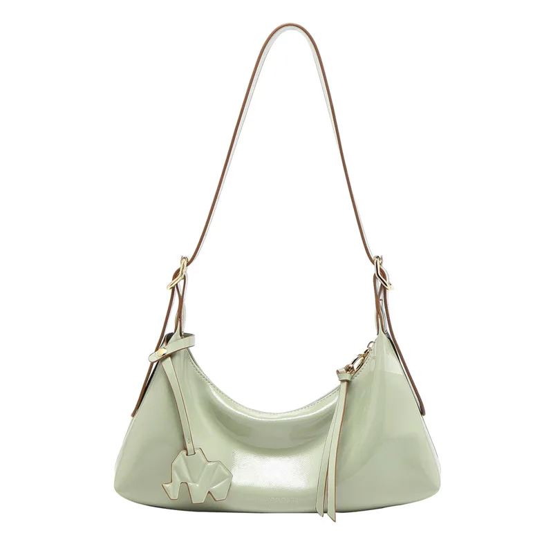 

2020 New Fashion Armpit Bag Single Shoulder French Niche Design Women Phone Package Simple Baguette Pack C971