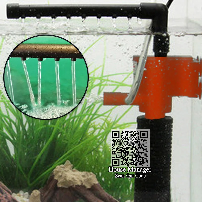 Недорогой аквариумный мини-фильтр насос для аквариума губчатый фильтр воздушный
