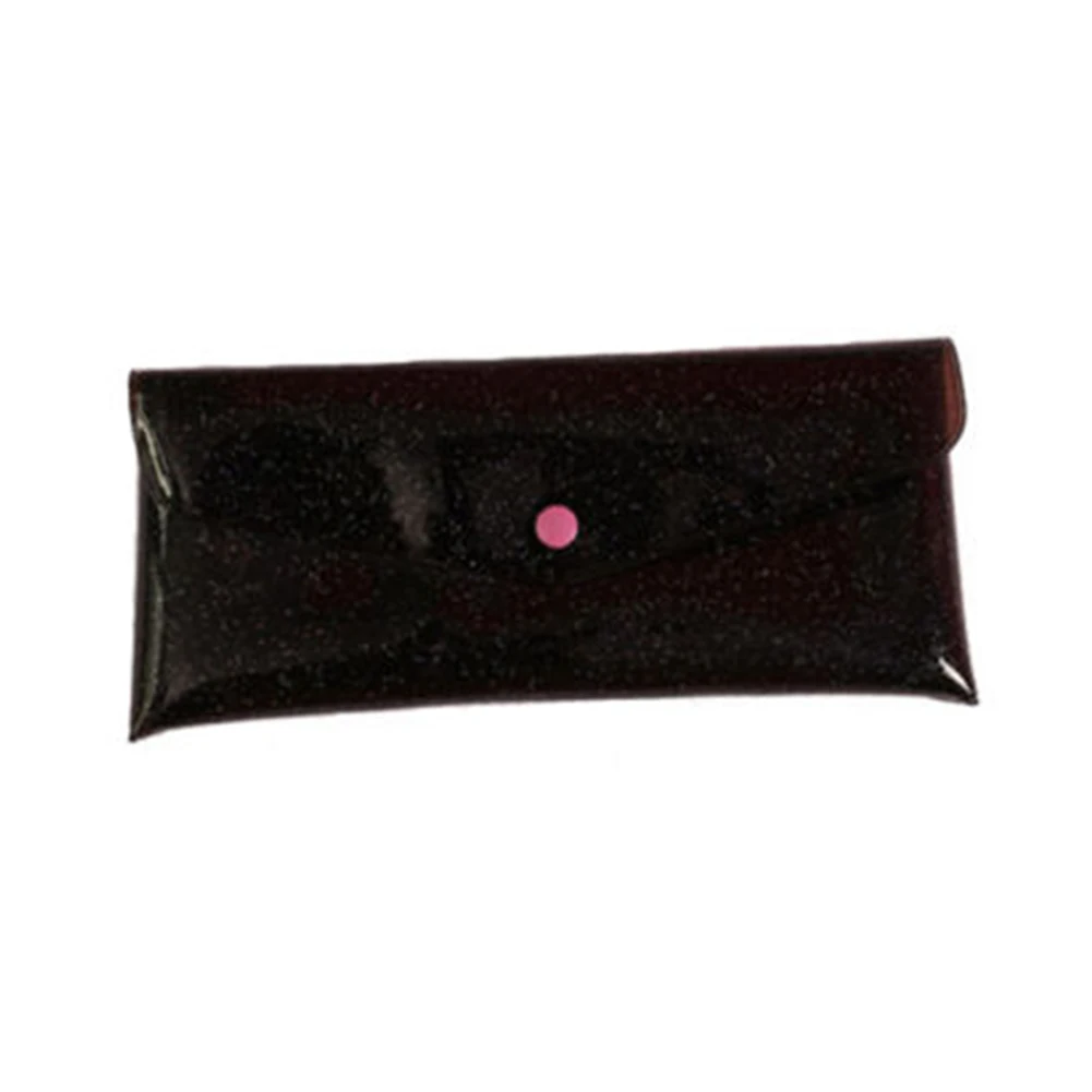 Блестящий студенческий портативный чехол-карандаш для офиса прозрачная коробка