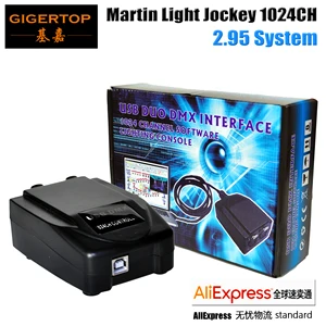 Orignal Martin Light Jockey USB 2,95 DMX интерфейс 1024 канальное программное обеспечение USB DMX PC 3D контроллер освесветильник сцены WIN7 WIN10