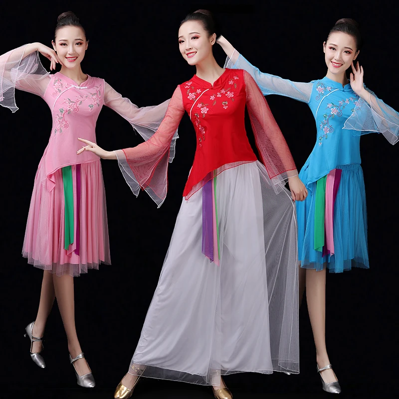 Сказочный костюм китайский старинный ханьфу женский народное платье
