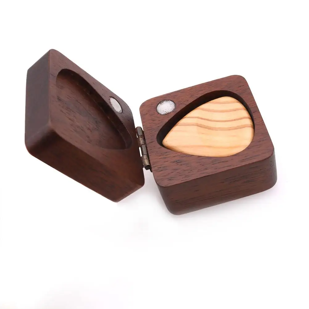 Набор гитарных медиаторов и деревянных подарочных коробок для хранения гитар 3