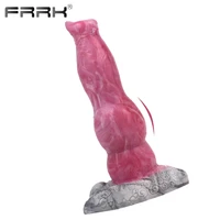 frrk big knot dog dildo raw meat gory animal penis with suction cup fantasy anal sex toys erotic intimate products for adults 18