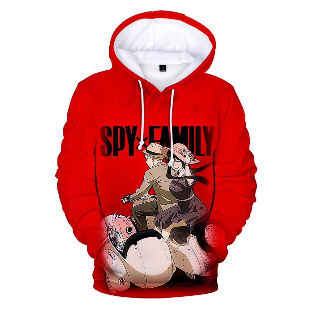 2021 г. худи SPY×FAMILY с 3D принтом Женская/Мужская модная толстовка капюшоном лидер