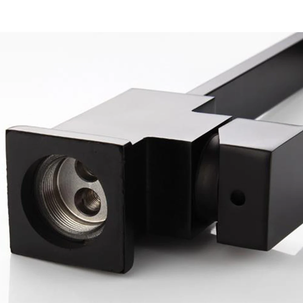 

360 Degree Rotating Black Square Kitchen Faucets 304 Stainless Steel Tap Water Faucets Solid Steel Kitchen Sink Tap Water Mixer