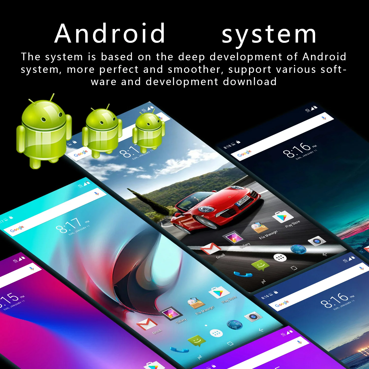 Смартфон 6 2 дюйма Mate23 мобильный телефон Капля воды экран с роскошным кожаным